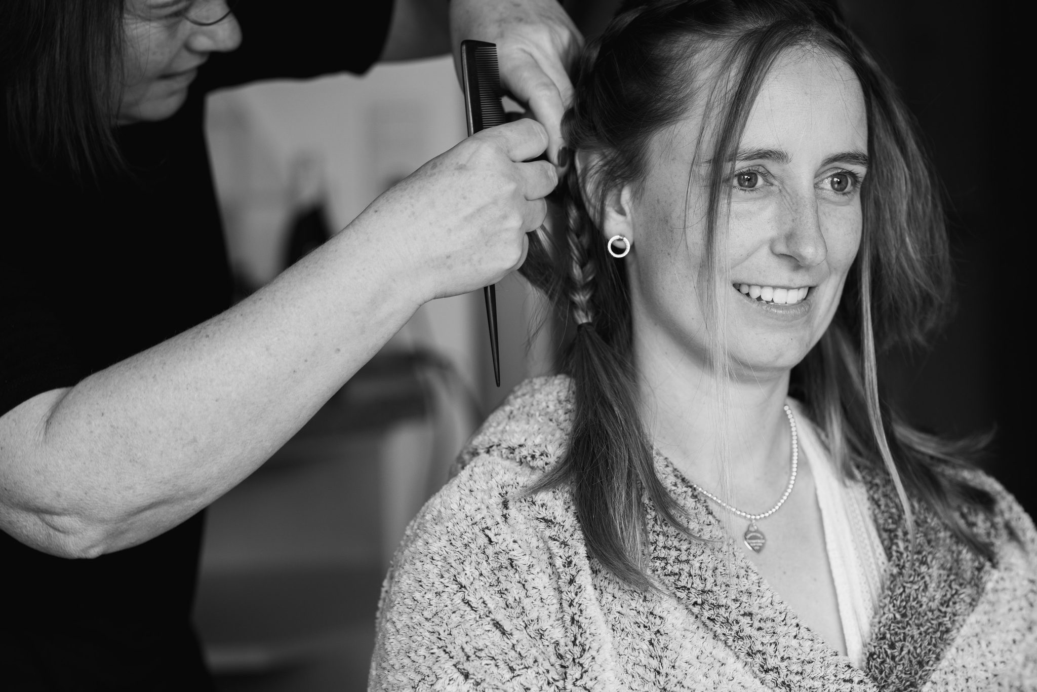 Die Haare, Schritt für Schritt